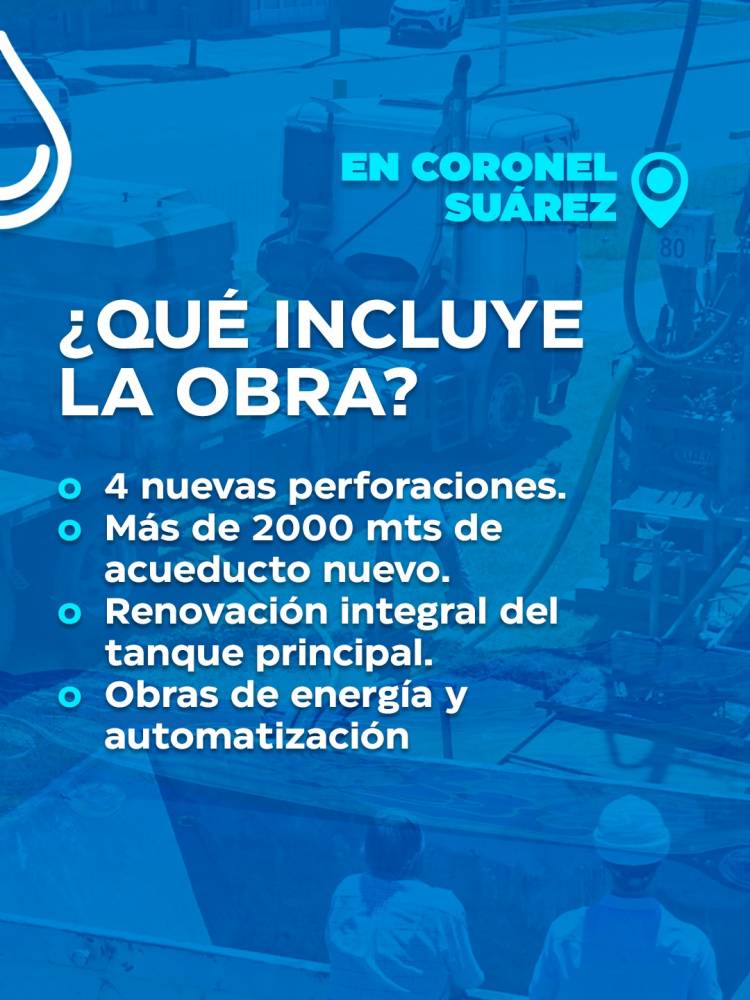 Paso clave para una obra histórica: el Intendente Moccero anunció la licitación del sistema de agua potable