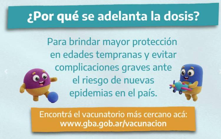 Sarampión, Rubéola y Paperas: nuevo esquema de vacunación para niños y niñas