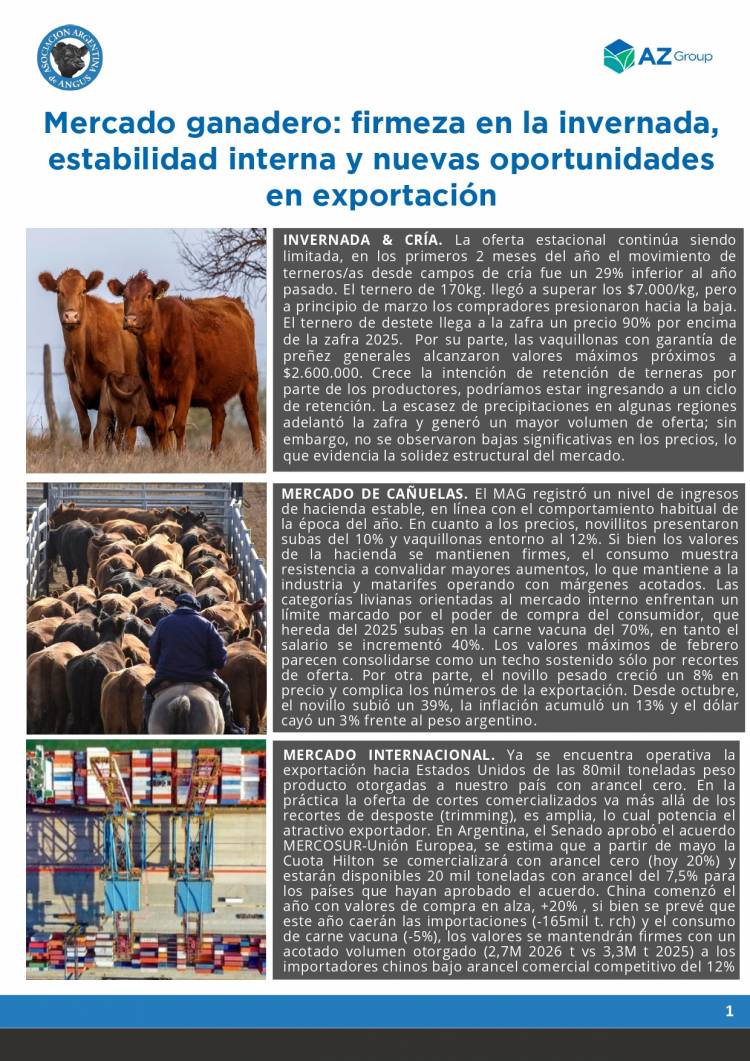 Informe Mensual Angus - Marzo 2026
