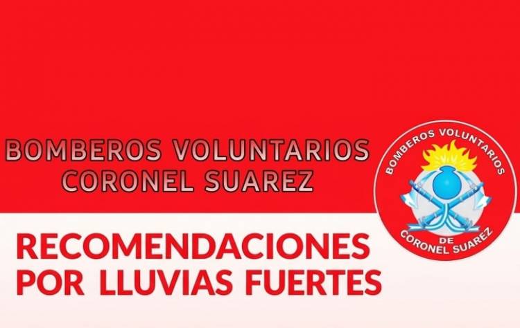 Comunicado de los Bomberos Voluntarios de Coronel Suárez