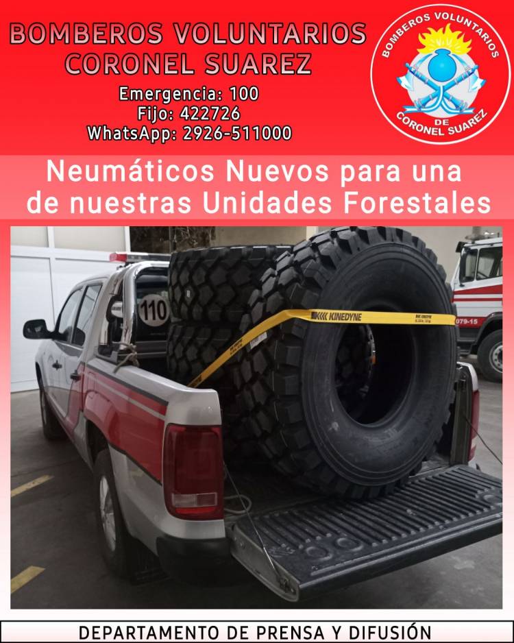 Bomberos Voluntarios incorporó nuevos equipos gracias al apoyo del sector agropecuario