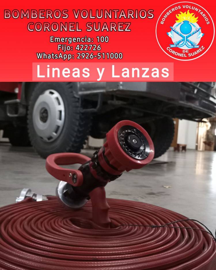 Bomberos Voluntarios incorporó nuevos equipos gracias al apoyo del sector agropecuario