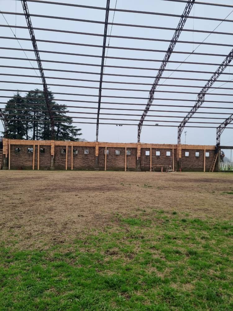 El Centro Deportivo Sarmiento reactiva la histórica obra de su gimnasio en el Parque de las Tres Avenidas