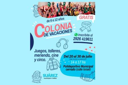 ¡Estas vacaciones de invierno la diversión está en Suárez! 