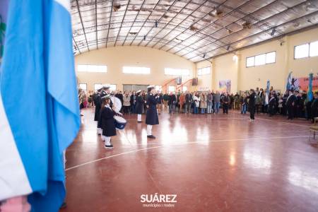 Huanguelén celebró el 9 de Julio reafirmando los valores de libertad y unidad