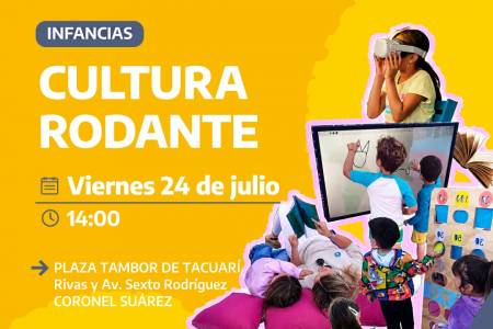 Cultura Rodante llega a Coronel Suárez para disfrutar las vacaciones de invierno