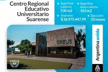 Campus Educativo CREUS: Moccero firmó el contrato para dar inicio a la obra