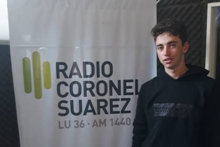 Damián Alonso, el joven ciclista que es el orgullo de la ciudad