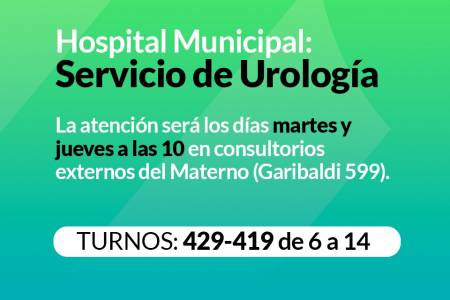 Hospital Municipal: Servicio de Urología