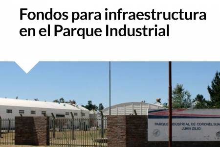 Fondos para infraestructura en el Parque Industrial