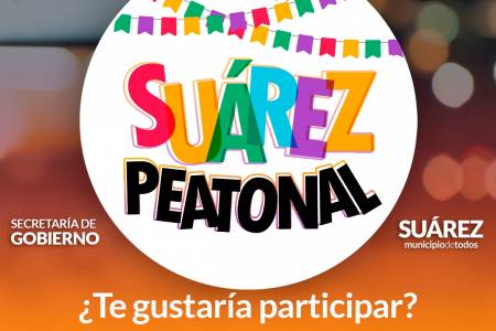 Invitan a artistas a participar de Suárez Peatonal