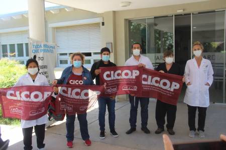 Autoridades de CICOP recorrieron el Hospital Municipal y escucharon los reclamos de los trabajadores de la salud