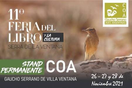 El Club de Observadores de Aves invita a la comunidad a la 11º Feria del libro y la Cultura en Sierra