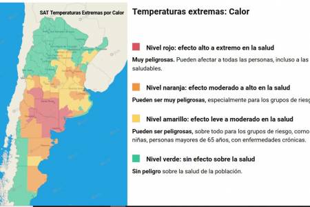 Nivel rojo: el alerta por temperaturas extremas de calor para la zona de Coronel Suárez