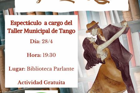 ¡Hermoso show de Tango en la Biblioteca Parlante!