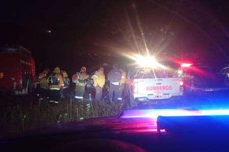 Controlaron incendio en cerros de Santo Tomás con guardia activa