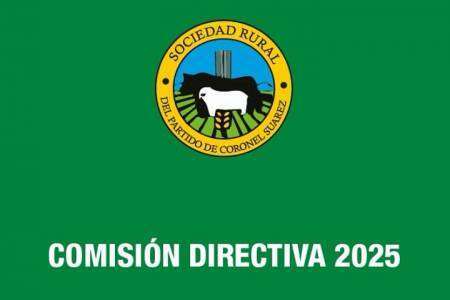 Presentamos a la nueva Comisión Directiva 2025 de la Sociedad Rural del Partido de Coronel Suárez