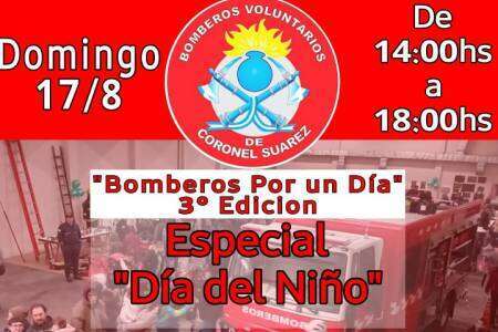 "Bomberos Por un día" 3° Edición: Especial "Día del Niño"