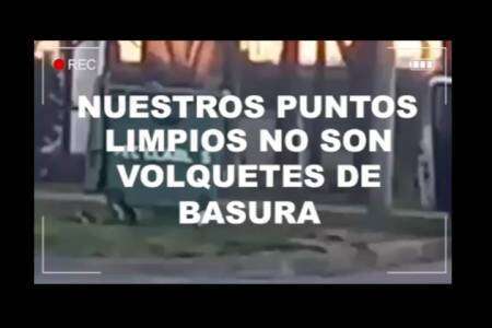 NUESTROS PUNTOS LIMPIOS NO SON VOLQUETES DE BASURA