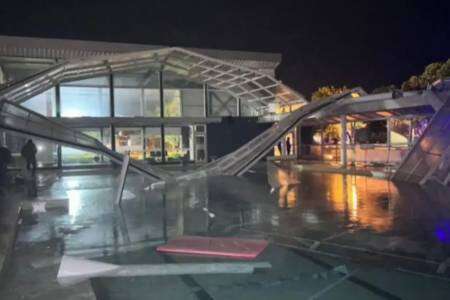 Graves daños en el Hospital de Benito Juárez por el temporal que azotó la provincia