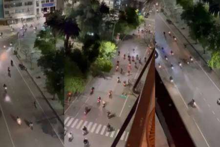 Caravanas de motos: madrugadas de descontrol en ciudades bonaerenses