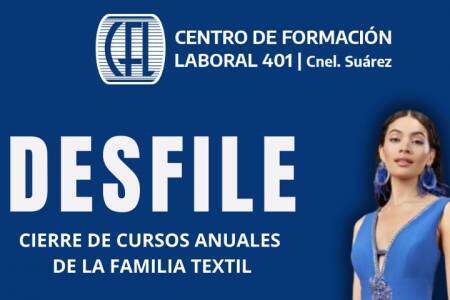 El Centro de Formación Laboral 401 comienza a cerrar el año con un gran desfile de moda en el Mercado de las Artes