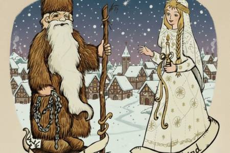 Antiguas tradiciones de Navidad de los alemanes del Volga: El Pelznickel y el Christkind