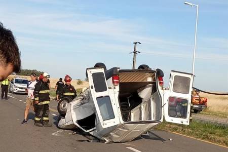 Choque de vehículos en el cruce “Las 5 Hermanas”