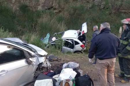 Tragedia en Abra de la Ventana: cuatro jóvenes murieron en un choque frontal