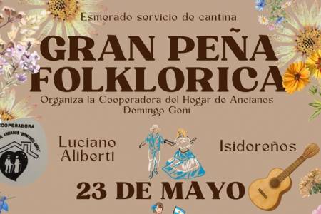 Gran Peña Folklórica en el Hogar de Ancianos “Domingo Goñi”