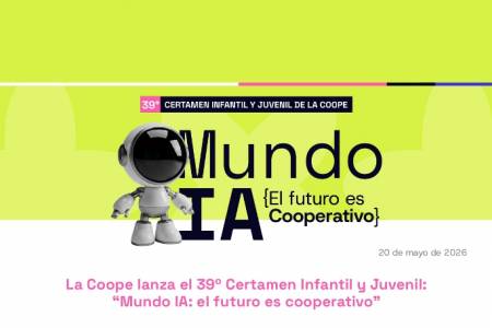 La Coope lanza el 39º Certamen Infantil y Juvenil: “Mundo IA: el futuro es cooperativo”
