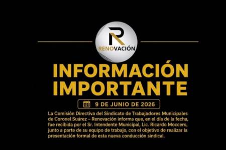Reunión con el Ejecutivo Municipal: la recomposición salarial, eje central de la agenda sindical