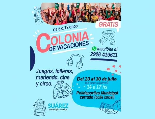 ¡Estas vacaciones de invierno la diversión está en Suárez! 