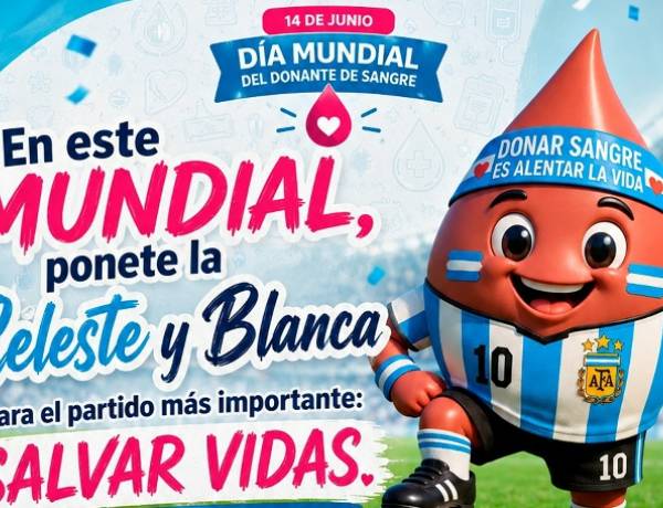 En este Mundial, ponete la Celeste y Blanca para el partido más importante: Salvar Vidas