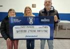 Enzo Ovando, ganador del premio mayor del Bono 56º del Club El Progreso con $13.000.000