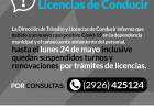Importante: licencias de conducir