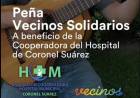Peña Vecinos Solidarios: Primera edición a beneficio de la Cooperadora del Hospital Municipal de Coronel Suárez, para la compra de incubadoras