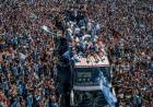 Festejos de la Selección Argentina: salida en helicóptero y despedida de los jugadores