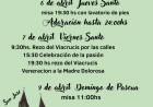 Cronograma de Semana Santa en la Parroquia San José Obrero