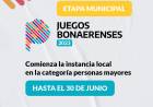 Juegos Bonaerenses 2023: Comienza la instancia local en la categoría personas mayores