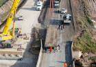 Ruta 65: así instalaban el puente alternativo en el tramo Guaminí - Laguna Alsina