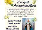 15 de Agosto – Asunción de la Virgen María