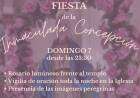 Fiesta de la Inmaculada Concepción