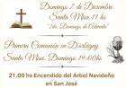 Actividades del II Domingo de Adviento y Solemnidad de la Inmaculada Concepción