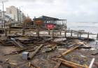Avanza el relevamiento en los sectores afectados tras la ciclogénesis que afectó a Monte Hermoso